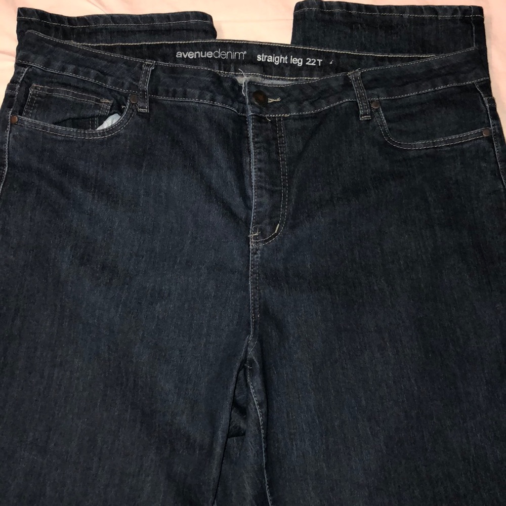 Avenue Dark Denim Tall Jeans